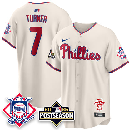 Philadelphia Phillies 2025 Postseason Jersey - All Stitched