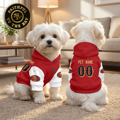 San Fransisco 49ers “Rivalries” Pet Hoodie