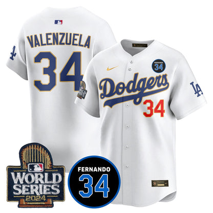 Dodgers Fernando Valenzuela Memorial Jersey - All Stitched