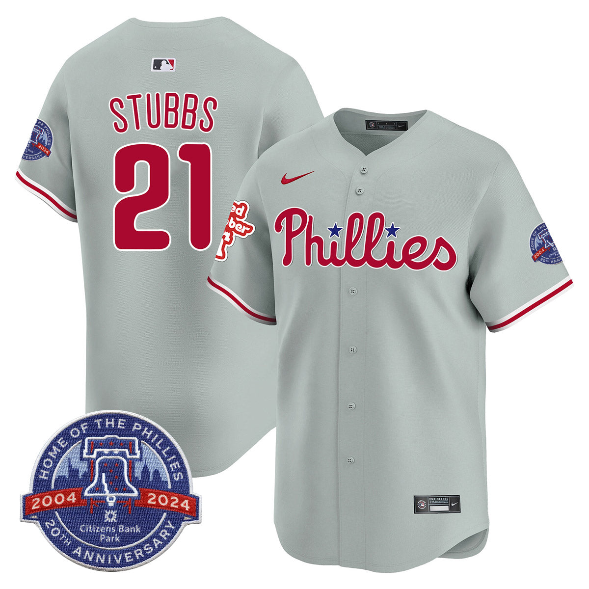 Phillies 20th Anniversary Citizen Bank Park's 2024 Jersey TLA - All Stitched