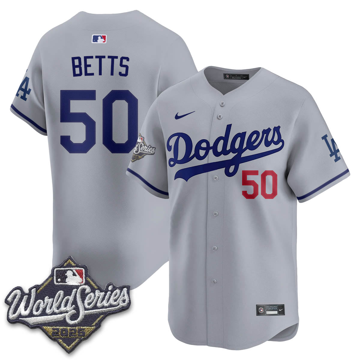 LAD 2025 World Series Jersey - All Stitched