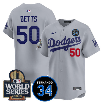 Dodgers Fernando Valenzuela Memorial Jersey - All Stitched