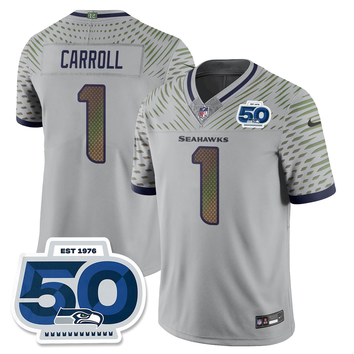 Seattle Seahawks New 2025 Rivalries Vapor Limited Jersey - All Stitched