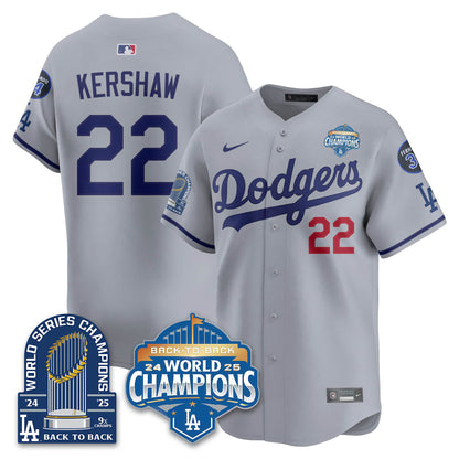 LAD 2025 World Series Champions Jersey - 9x Champs - All Stitched