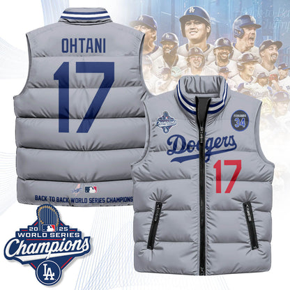 LAD 2025 World Series Champions Puffer Vest
