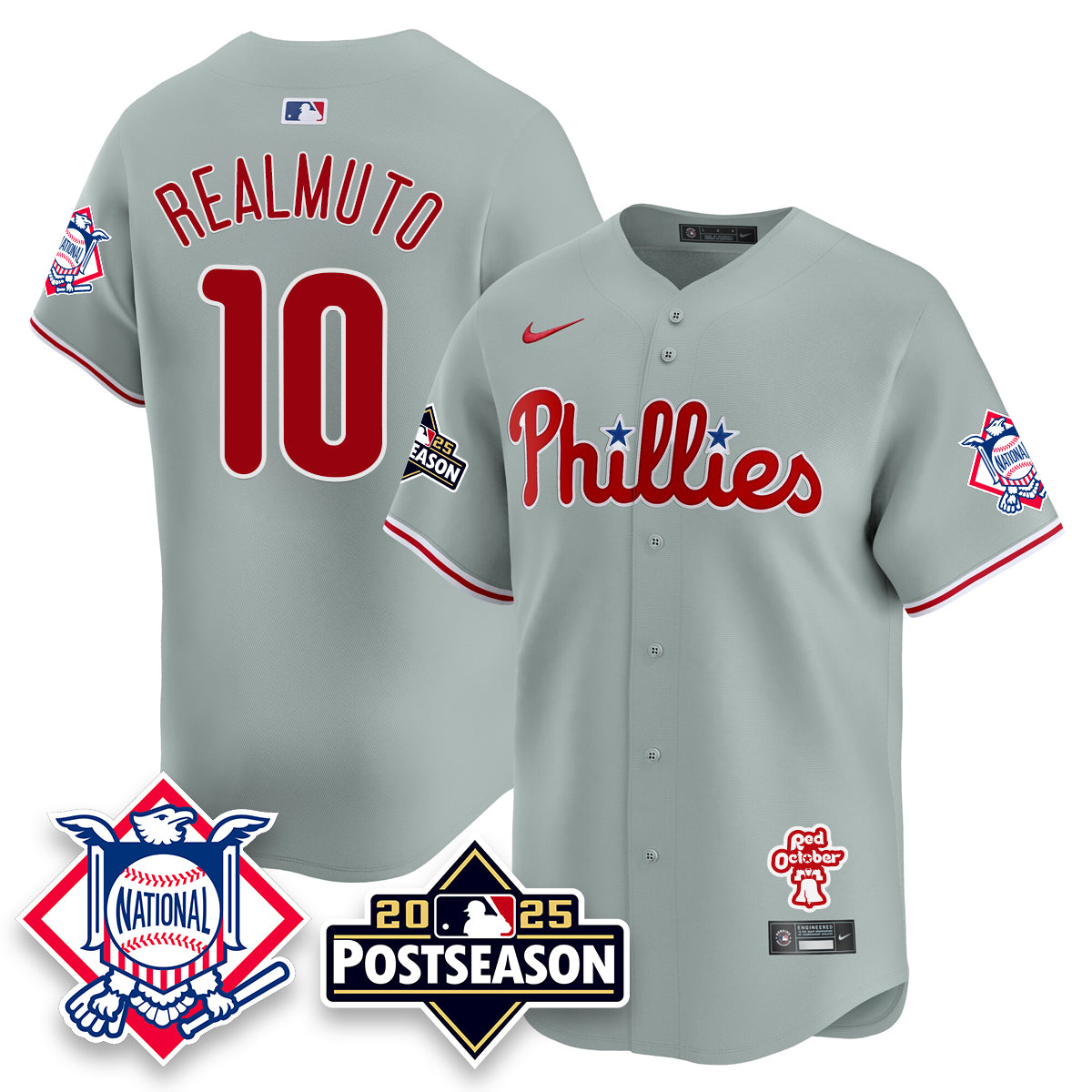 Philadelphia Phillies 2025 Postseason Jersey - All Stitched