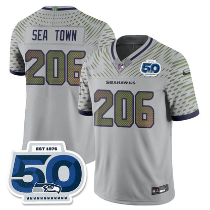 Seattle Seahawks New 2025 Rivalries Vapor Limited Jersey - All Stitched