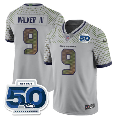 Seattle Seahawks New 2025 Rivalries Vapor Limited Jersey - All Stitched
