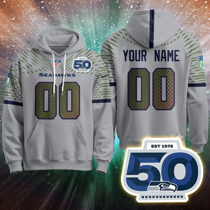 Seattle Seahawks Rivalries Vapor Limited Custom Hoodie - Printed