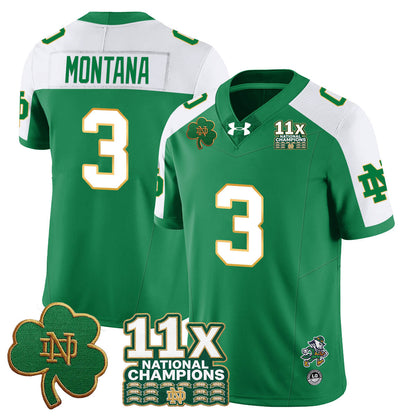 ND 11x-Time National Champions Vapor Limited Jersey - All Stitched