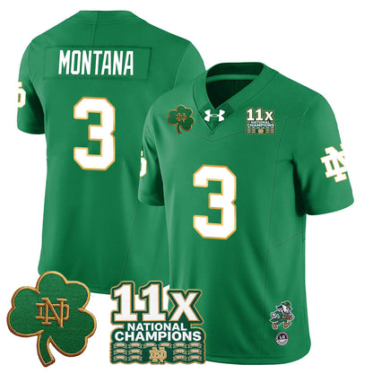 ND 11x-Time National Champions Vapor Limited Jersey - All Stitched