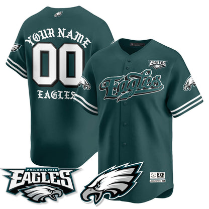 Custom PHI Born x Raised Baseball Jersey - All Stitched