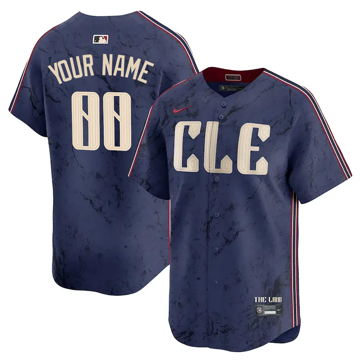 Custom Guardians Navy 2024 City Connect Limited Jersey TLA - Stitched