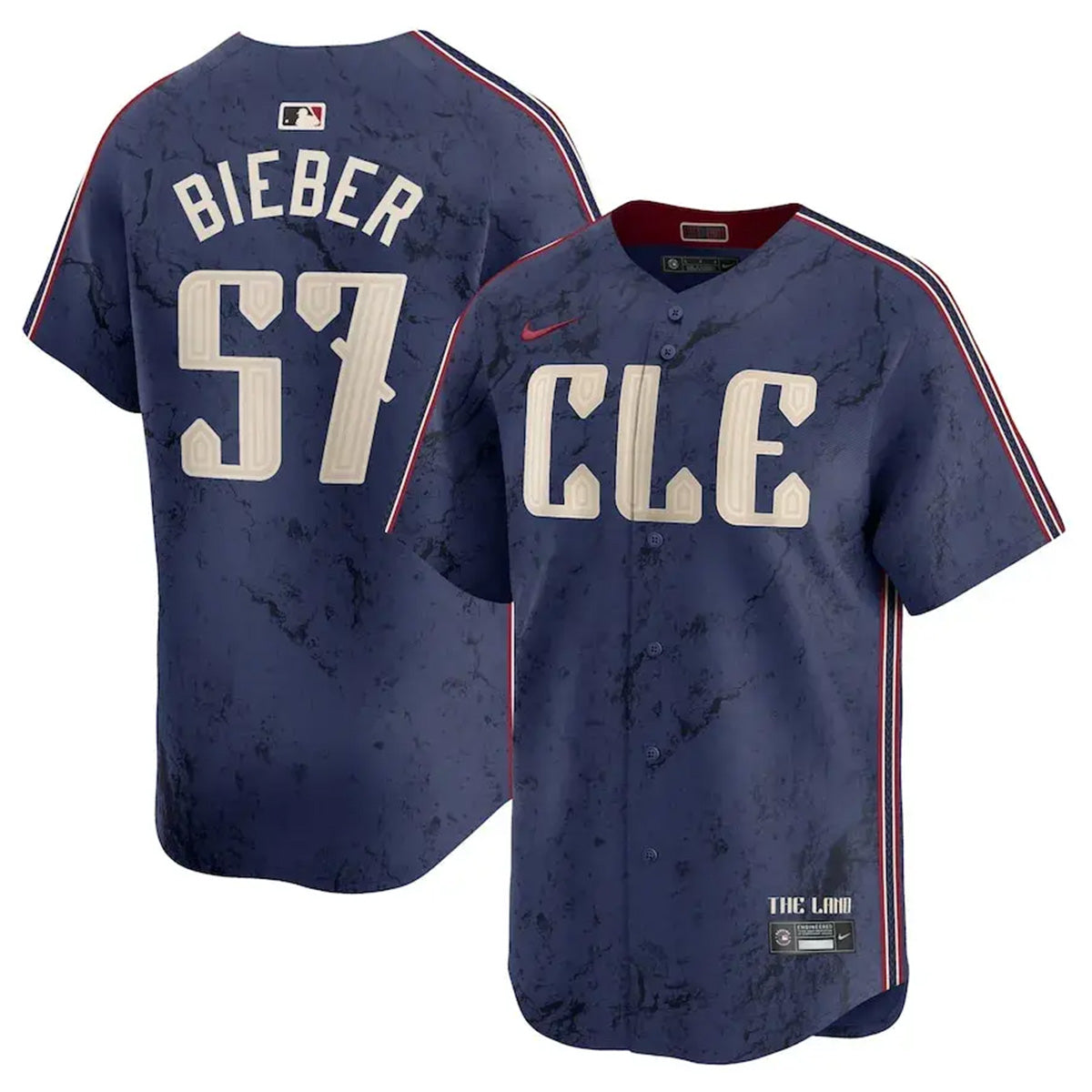 Guardians Navy 2024 City Connect Limited Jersey TLA - Stitched