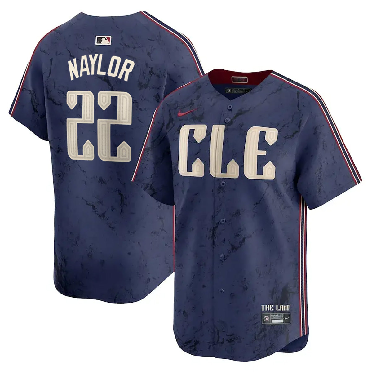 Guardians Navy 2024 City Connect Limited Jersey TLA - Stitched