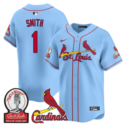 St. Louis Cardinals Jack Buck  Limited Jersey - All Stitched