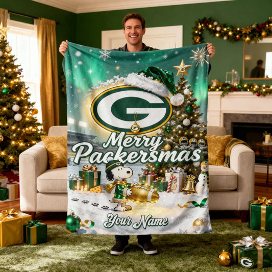 GB x SNP | Premium Christmas Fleece Blanket & Throw Pillow