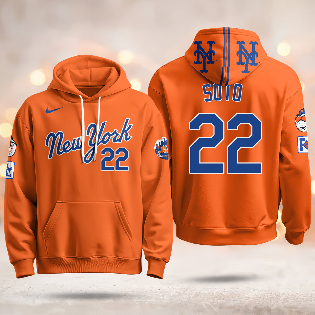 New York Mets Blue Road 2025 Hoodie - All Stitched