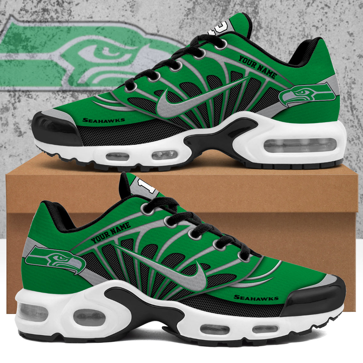 Seattle Seahawks Rivalry Series Air Max Shoes
