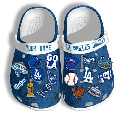 LAD World Series Champions Clogs - Charms Gift Set