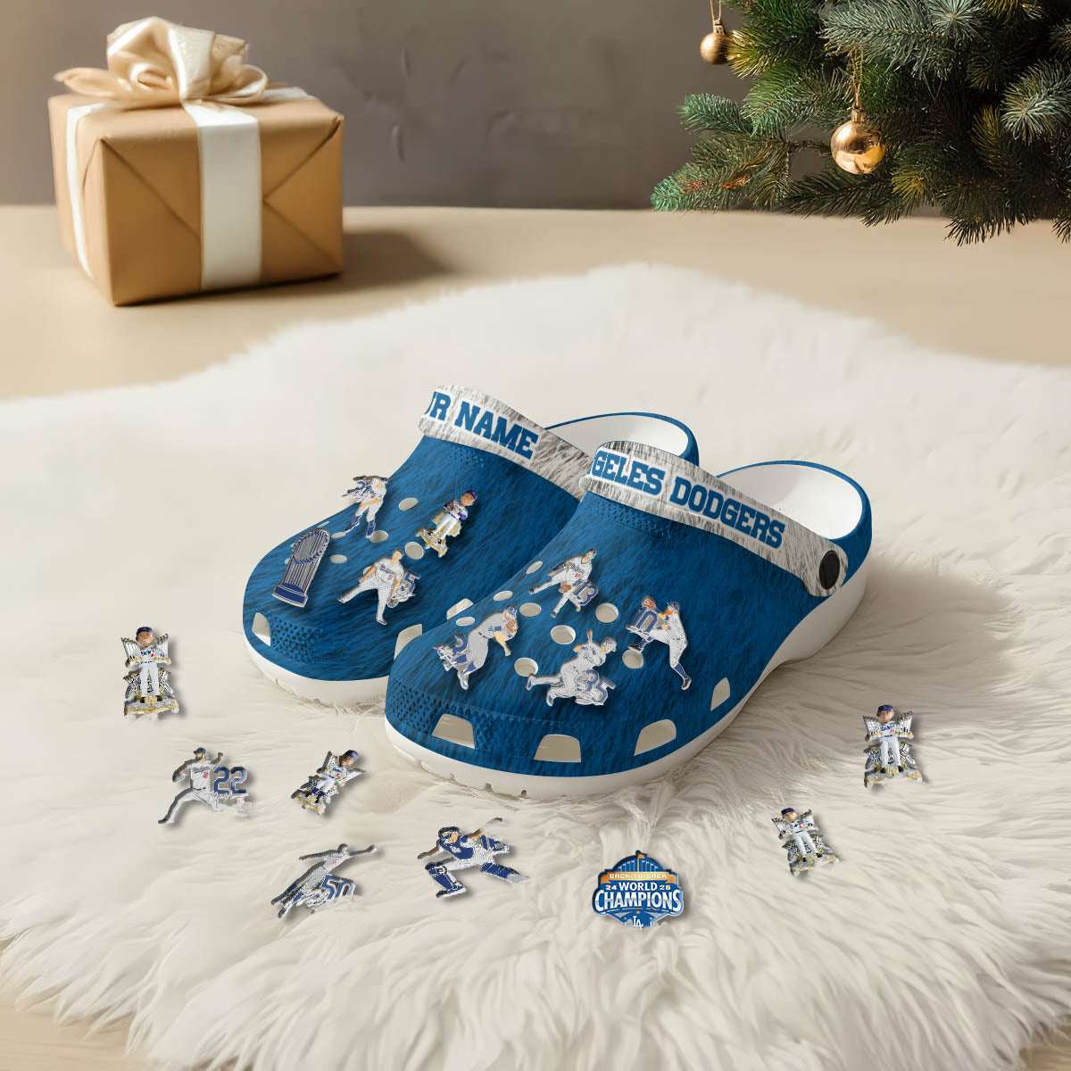 LAD World Series Champions Clogs - Charms Gift Set