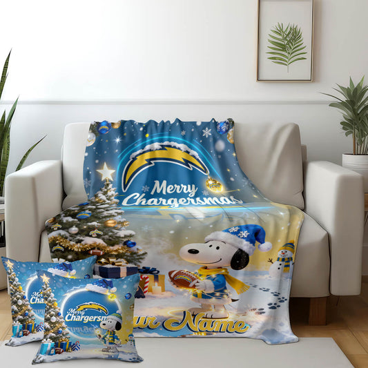 LVG x SNP | Premium Christmas Fleece Blanket & Throw Pillow