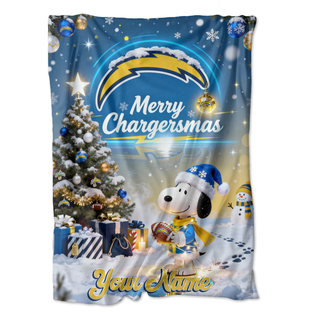 LVG x SNP | Premium Christmas Fleece Blanket & Throw Pillow