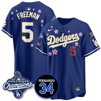 LAD Tokyo 2025 World Series Champions Jersey - All Stitched