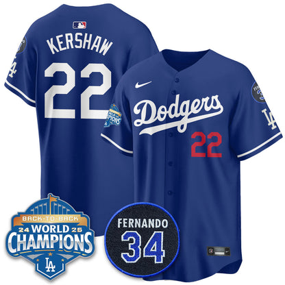 LAD 2025 Back To Back Champions Jersey - All Stitched