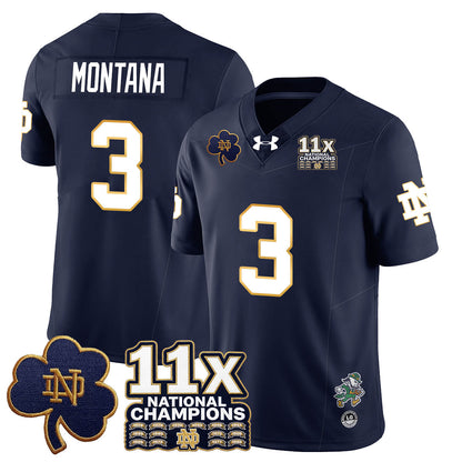 ND 11x-Time National Champions Vapor Limited Jersey - All Stitched