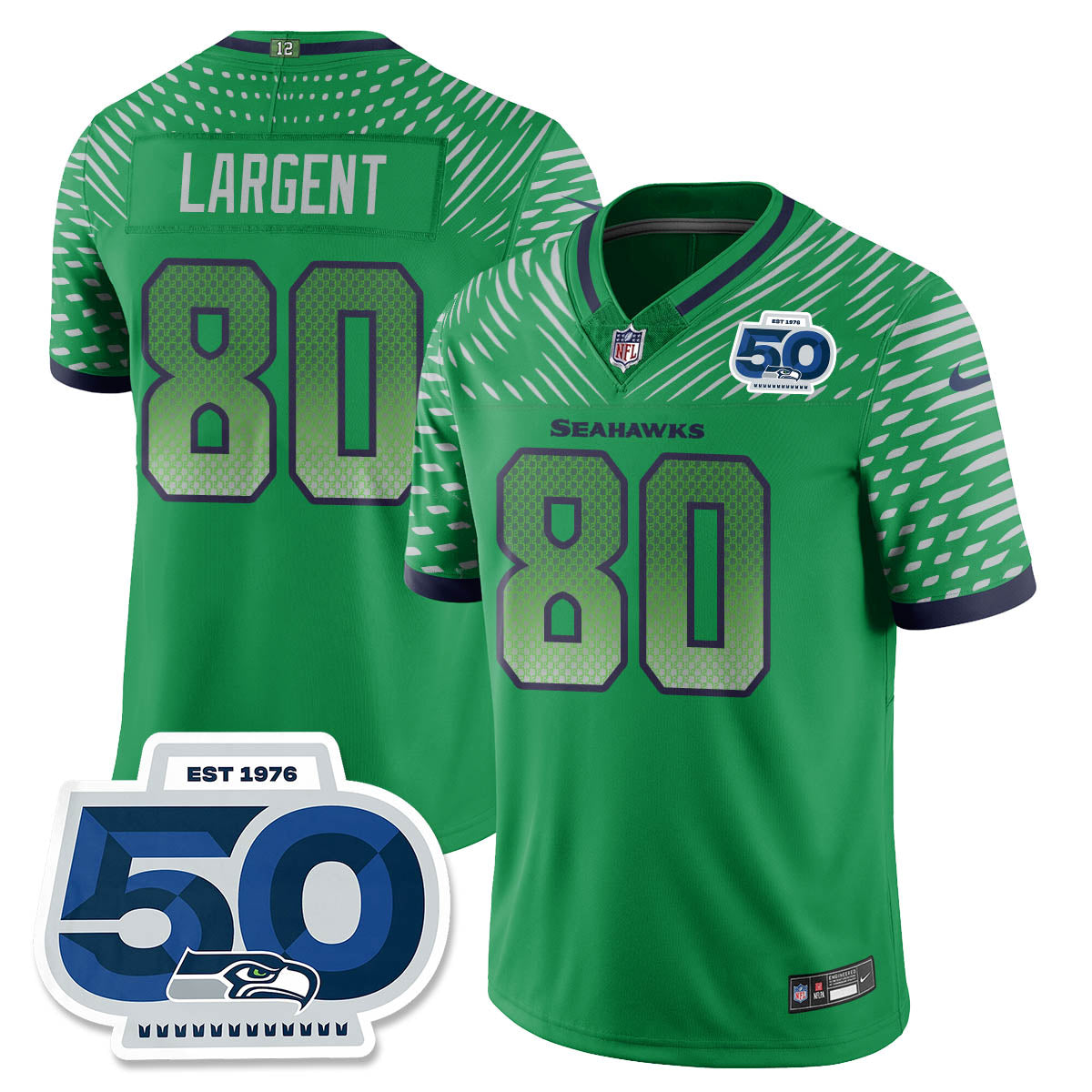 Seattle Seahawks New 2025 Rivalries Vapor Limited Jersey - All Stitched