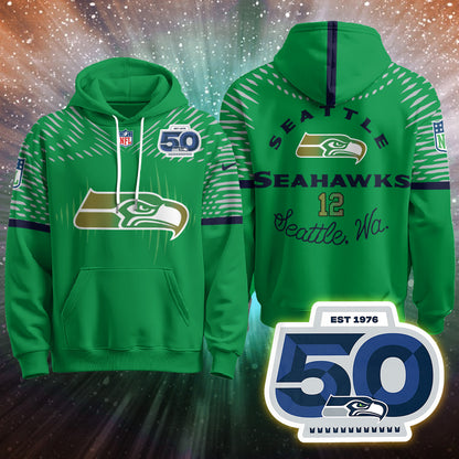 Seattle Seahawks Rivalries Vapor Limited Custom Hoodie - Printed