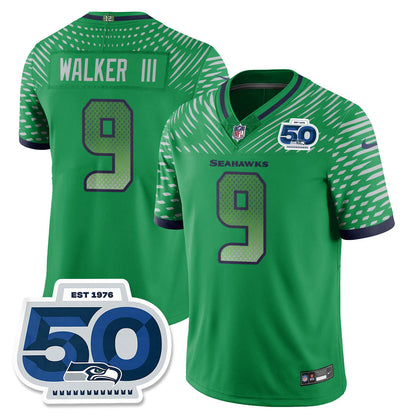Seattle Seahawks New 2025 Rivalries Vapor Limited Jersey - All Stitched