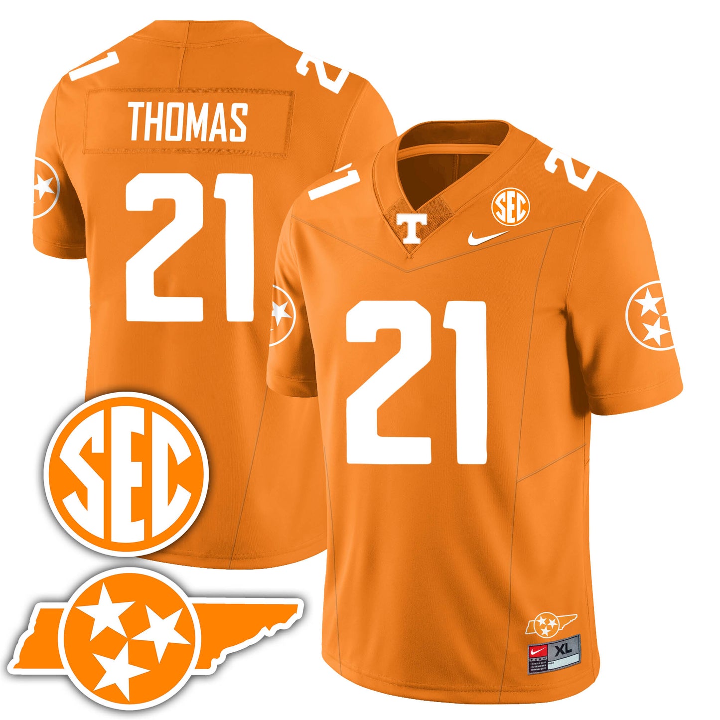 Tennessee Volunteers 2024 Football Vapor Limited Jersey - All Stitched