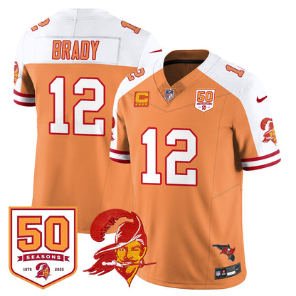 Tampa Bay Buccaneers 50th Season Limited Jersey - All Stitched