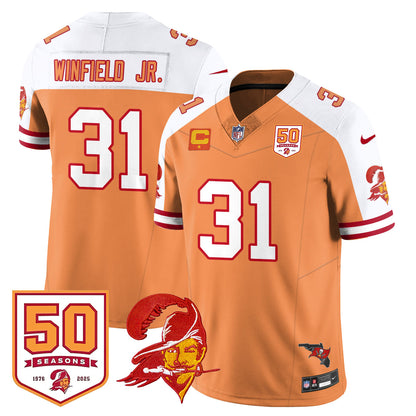 Tampa Bay Buccaneers 50th Season Limited Jersey - All Stitched