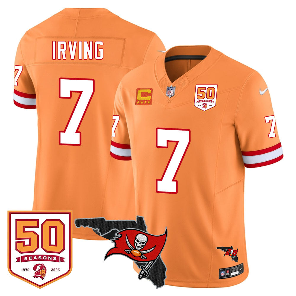 Tampa Bay Buccaneers 50th Season Limited Jersey - All Stitched