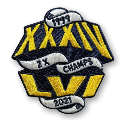 LAR 2-Time Champions Patch Vapor Limited Jersey - All Stitched