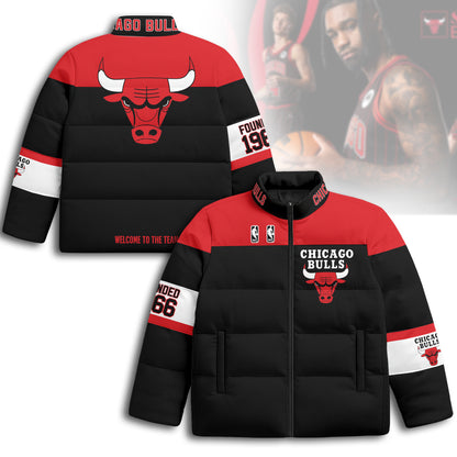 Chicago Bulls Unisex Puffer Jacket
