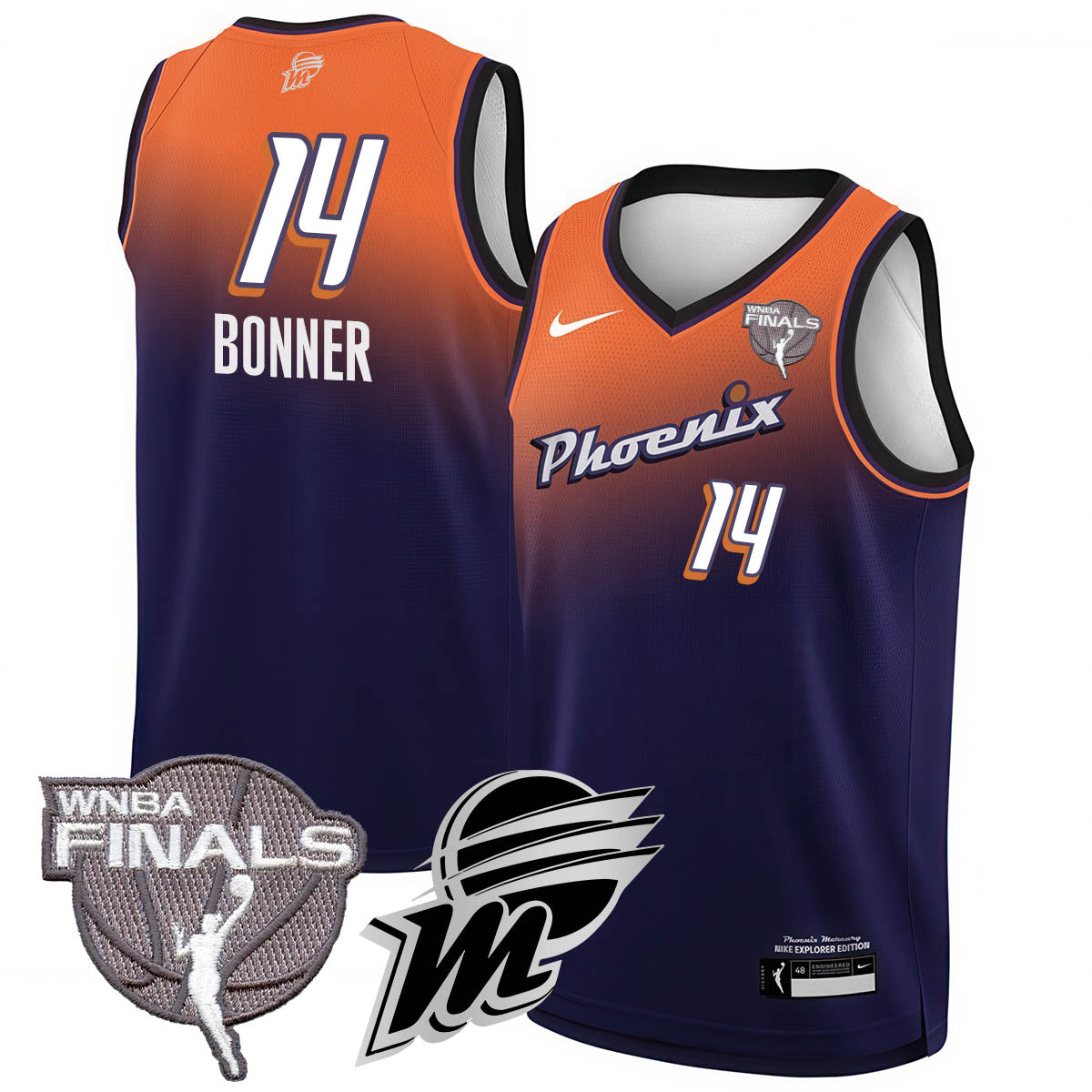 Phoenix Mercury 2025 WNBA Finals Jersey - All Stitched