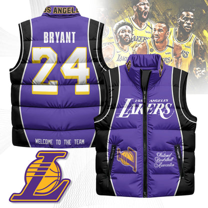 Los Angeles Lakers Unisex Puffer Vest