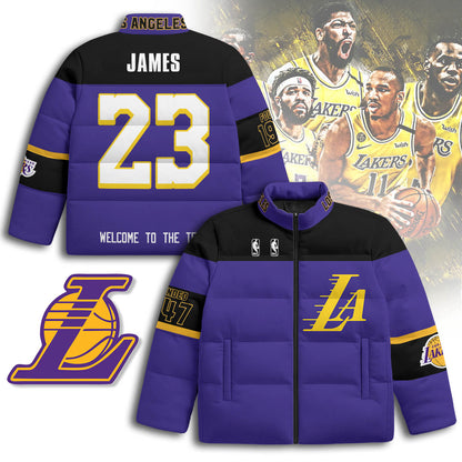 Los Angeles Lakers Unisex Puffer Jacket