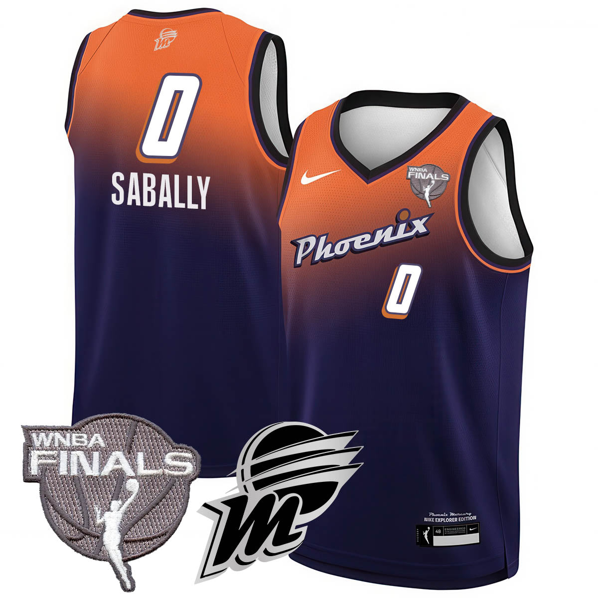 Phoenix Mercury 2025 WNBA Finals Jersey - All Stitched