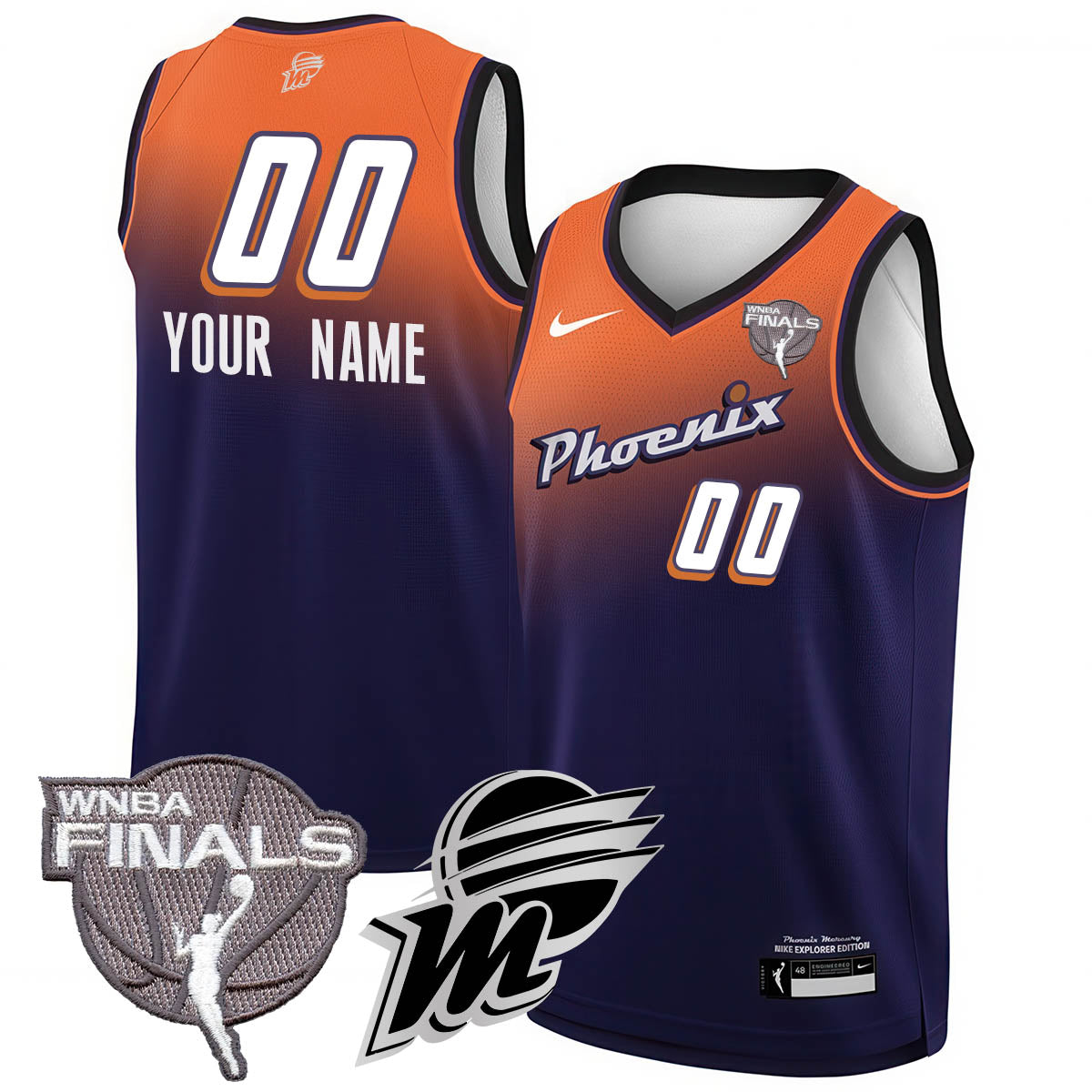 Phoenix Mercury 2025 WNBA Finals Custom Jersey - All Stitched
