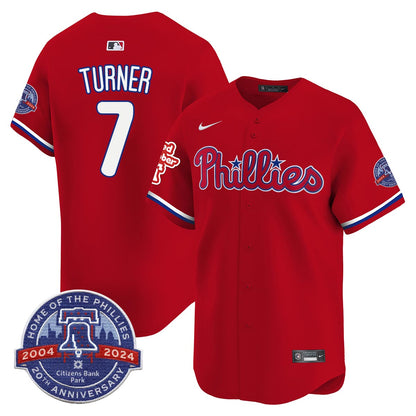 Phillies 20th Anniversary Citizen Bank Park's 2024 Jersey TLA - All Stitched