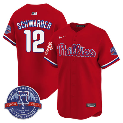 Phillies 20th Anniversary Citizen Bank Park's 2024 Jersey TLA - All Stitched
