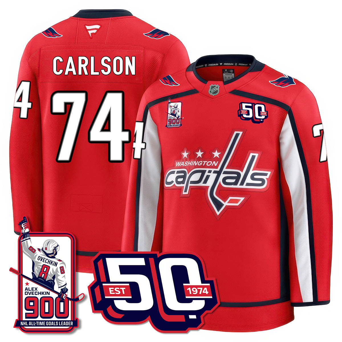 WSH 2025 Premium Jersey - 900 GOALS -  All Stitched