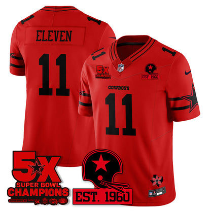 DAL 'Stranger Things Edition' Vapor Limited Jersey - All Stitched