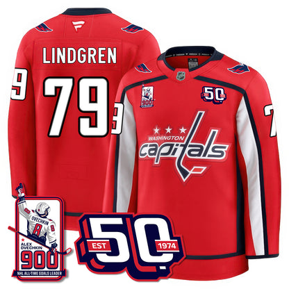 WSH 2025 Premium Jersey - 900 GOALS -  All Stitched