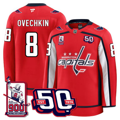 WSH 2025 Premium Jersey - 900 GOALS -  All Stitched